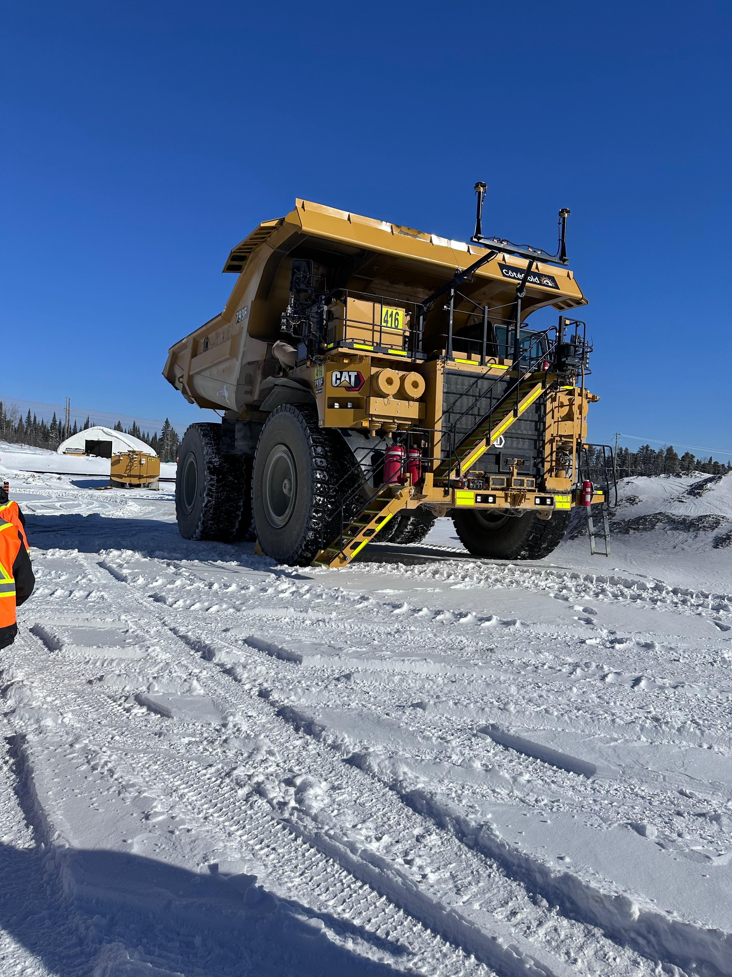 Côté Gold Open Pit Mine tour