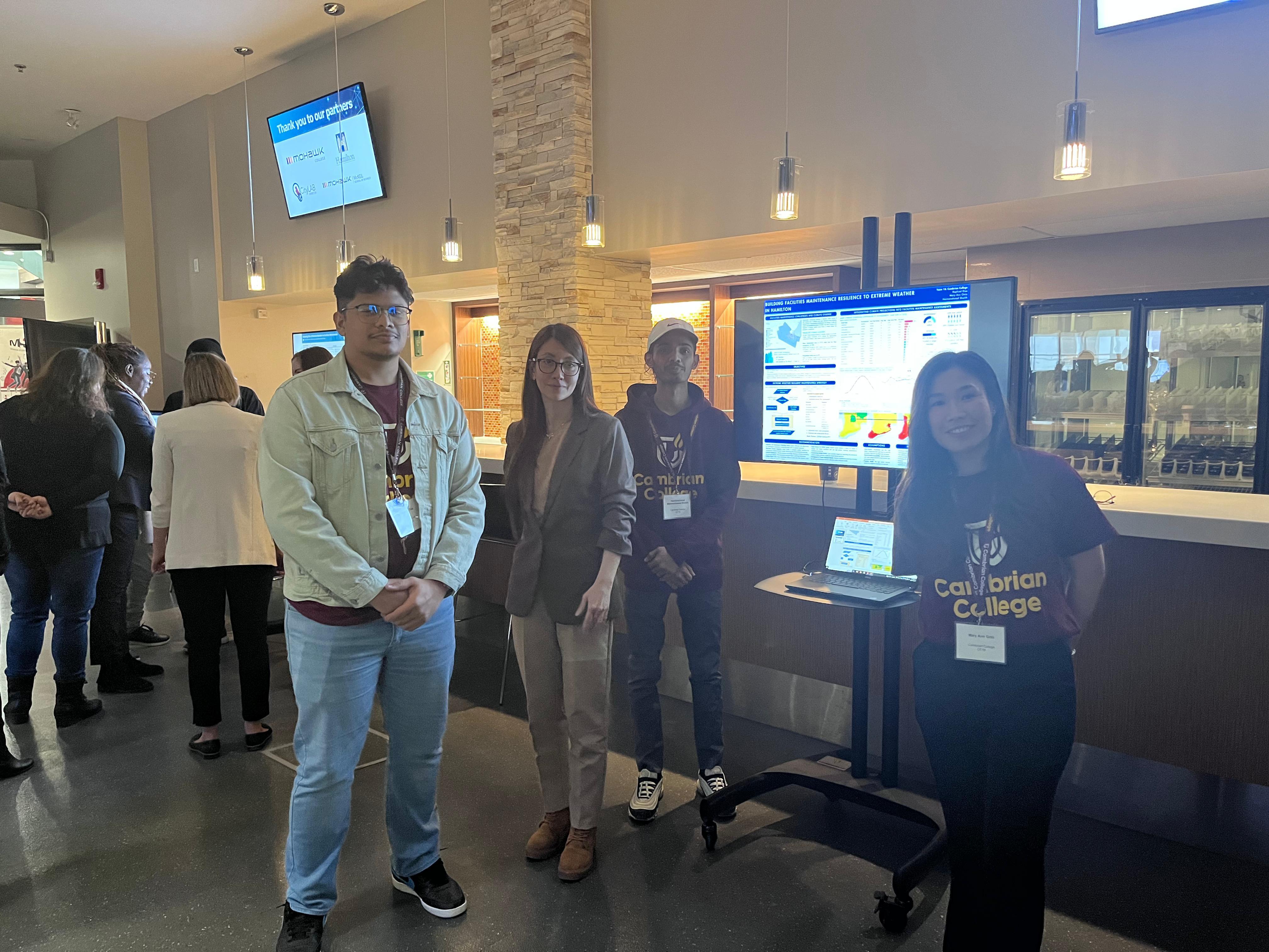 Analytics Poster Exhibition - Representing Cambrian College